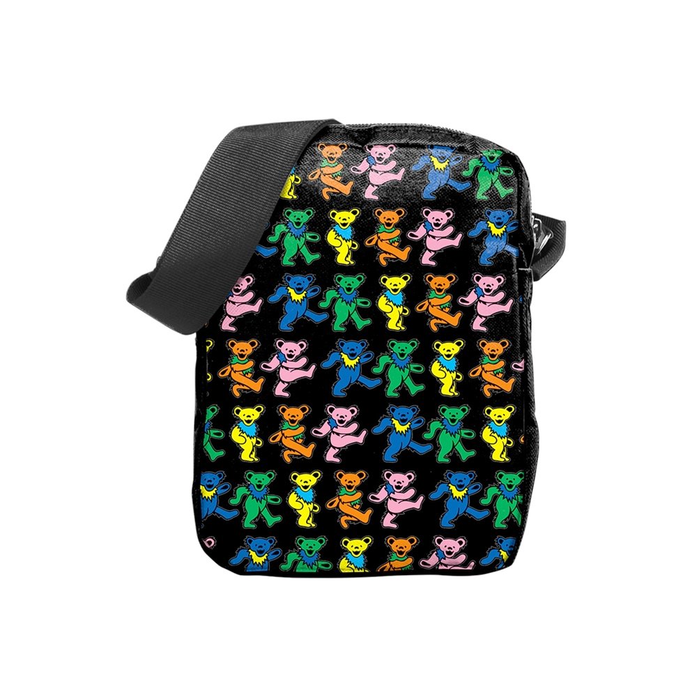 Rocksax Grateful Dead - Dancing Bears Crossbody tas - Zwart